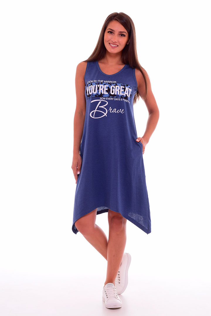 Фото товара 19173, туника цвета индиго